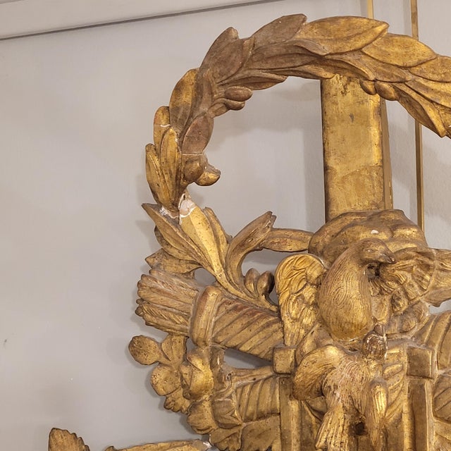Louis XVI Torricelli Barometer in Carved and Gilded Wooden Frame, France, 18th Century For Sale - Image 11 of 18