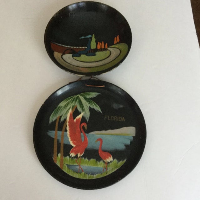 1950s Vintage Souvenir Lacquerware - A Pair For Sale - Image 5 of 11