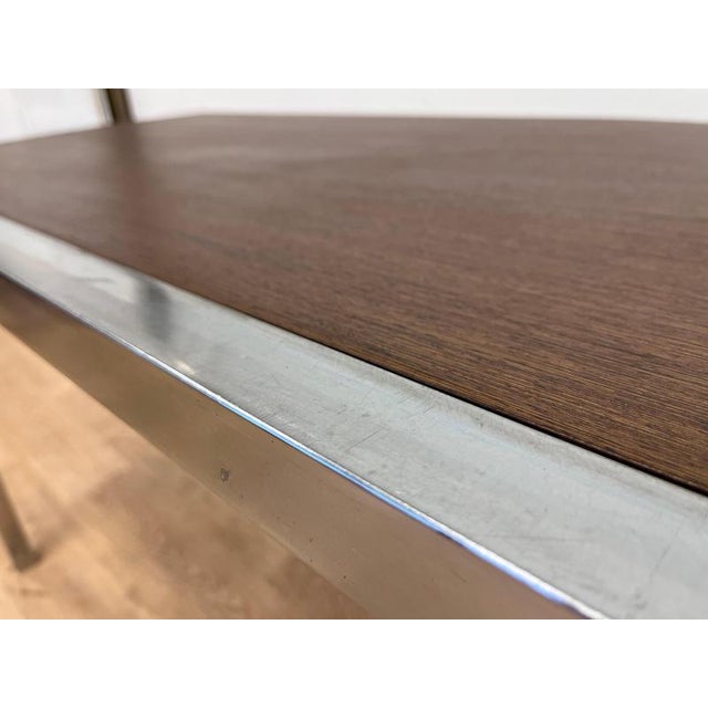 1970s Wenge Wood and Chrome Dining Table from Ladislav Vrátník, 1970s For Sale - Image 5 of 10