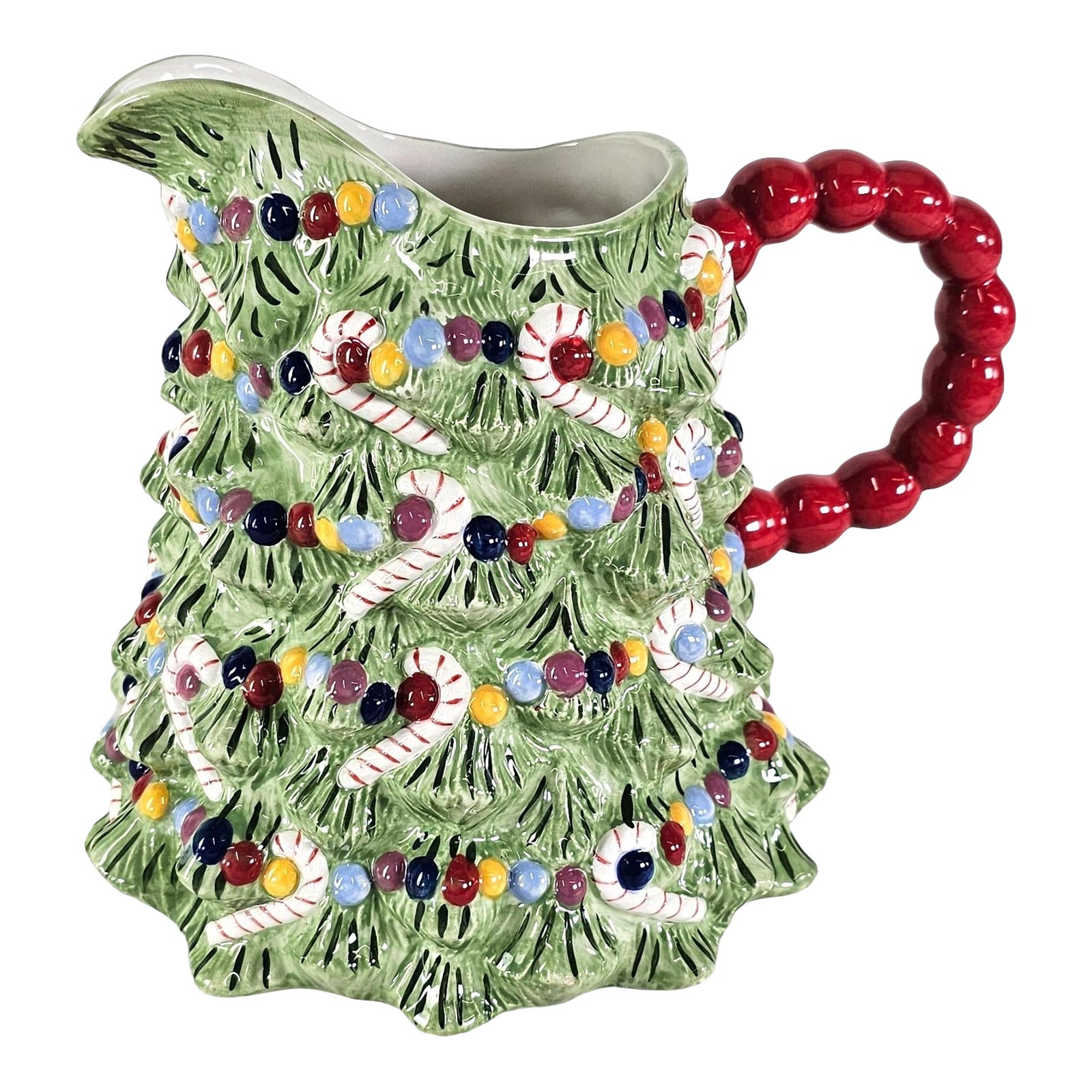 Christopher Radko Christmas Tree Pitcher Chairish
