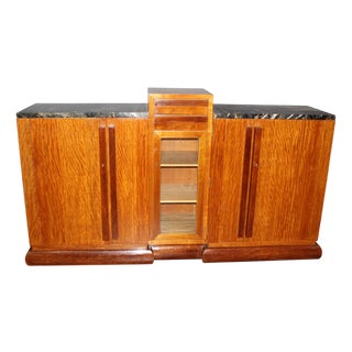 Art Deco Mahogany Sideboard, 1930 For Sale