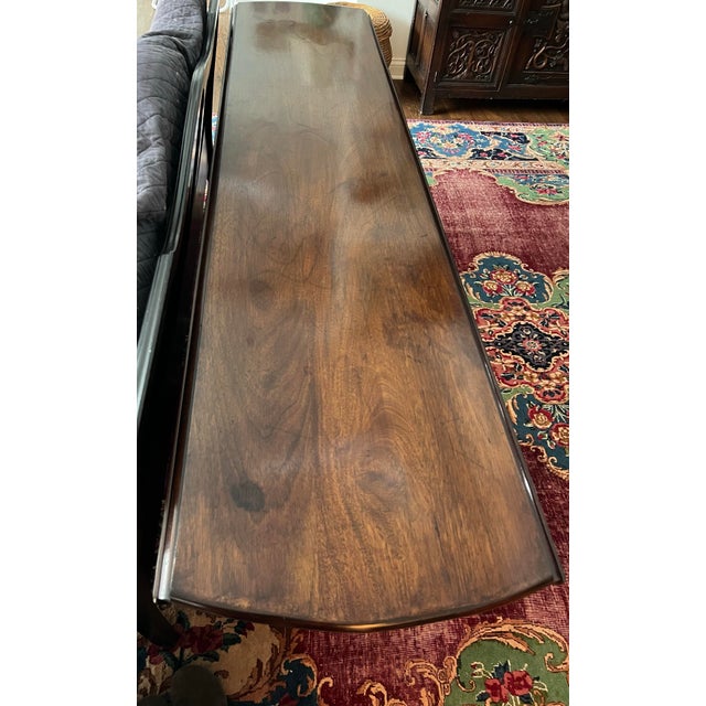 Vintage Queen Ann Collapsable Harvest Dining Table For Sale - Image 12 of 12