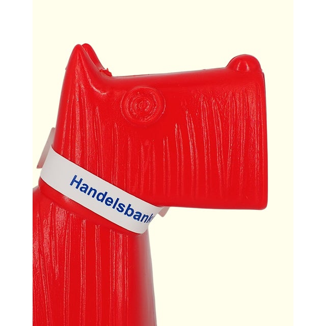 Red Terrier-Shaped Money Box by Stig Lindberg For Sale - Image 8 of 9