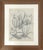 Dutch Artist, Expressive Cat with Kittens, Pencil Drawing, 1966, Framed For Sale - Image 9 of 11