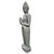 Standing vintage stone carved Buddha statue. Wonderful for outdoor or indoor display. Peaceful expression with hands in...