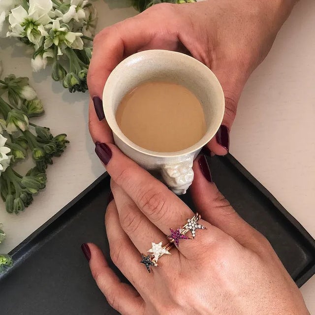 Own Your Story Ruby Rock Star Ring in Rose Gold, Size 4.5 For Sale - Image 4 of 8