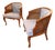 Vintage Hollywood Regency Cane Back Chairs For Sale