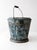 Antique Mottled Blue Rustic Pail For Sale - Image 4 of 12