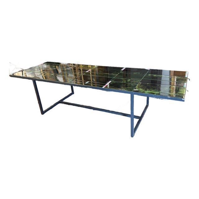 Marella Ferrera for Paola Lenti Sciara Lava Stone Tile Dining Table For Sale