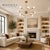 Modern Brass Chandelier With 8 Arms, Contemporary Lighting Fixture, Ceiling Light, Living Room or Dining Room Decor, Stylish and Elegant For Sale - Image 4 of 16