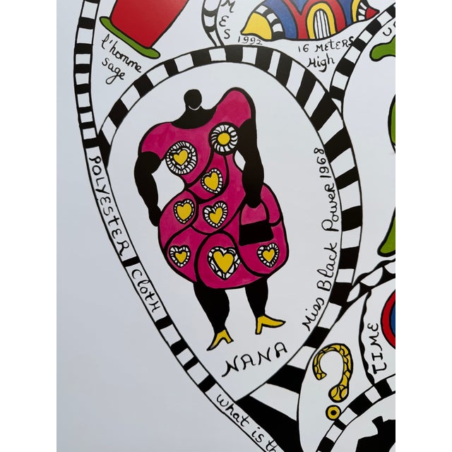 Paper The Girl, the Monster and the Goddess Exhibition Poster from Niki De Saint Phalle, 2013 For Sale - Image 7 of 11