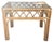 Contemporary Pair Vintage 1970s California Organic Modern Cathedral Arch Rattan Side Tables For Sale - Image 3 of 12