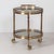 Vintage French Brass Bar Trolley with Glass Tiers, 1960s For Sale - Image 4 of 9