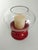 Large Space Age Candleholder or Lantern in Glass and Ceramic, 1970s For Sale - Image 4 of 14