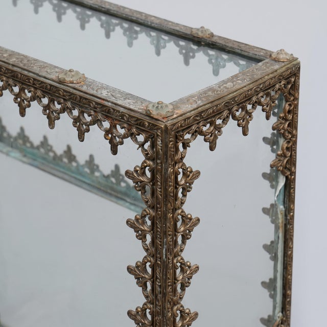 19th Century Late 19th Century Patinated and Gilded Bronze Parlor Aquarium For Sale - Image 5 of 13