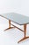 Italian Wooden Grey Glass Dining Table with Brass, 1950 For Sale - Image 14 of 16