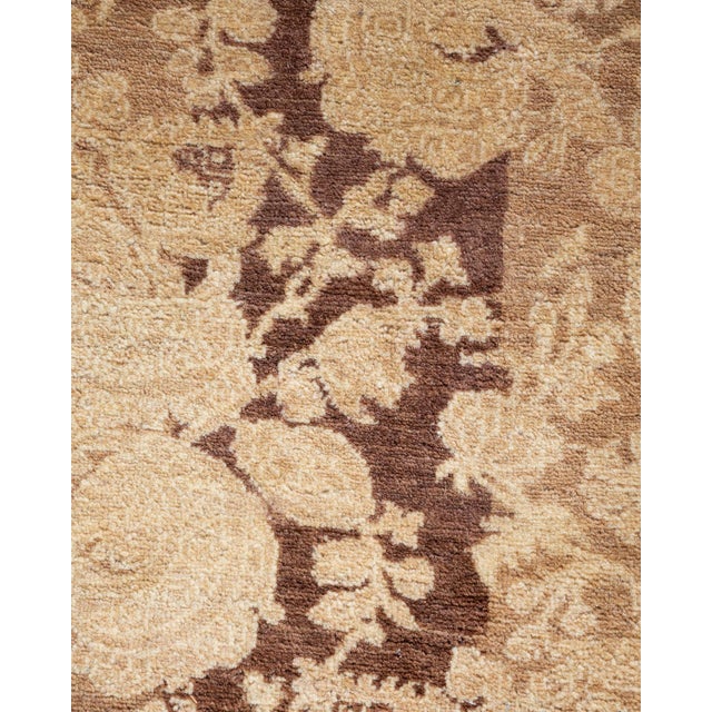 Traditional Mogul, One-of-a-Kind Hand-Knotted Area Rug - Brown, 4' 1" x 5' 10" For Sale - Image 3 of 8