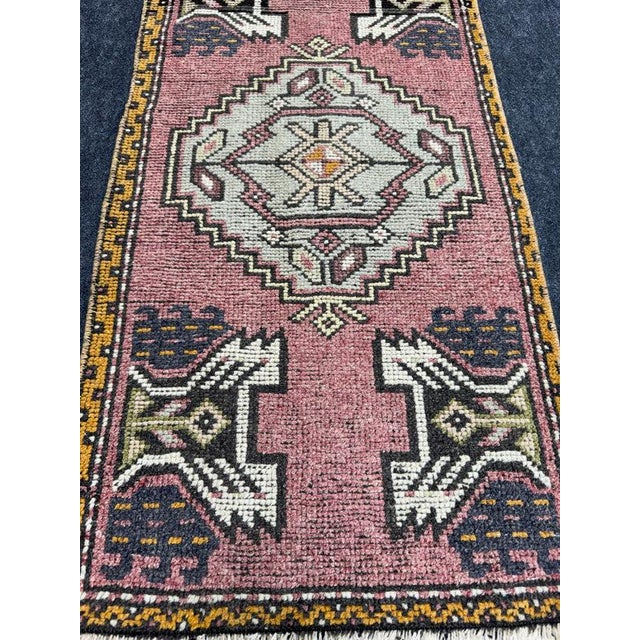 Contemporary Turkish Yastik Rug 1'8" x 3'2" For Sale - Image 3 of 5
