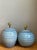 Vintage Blue Glazed Ceramic Table Lamps - Set of 2 For Sale - Image 16 of 18