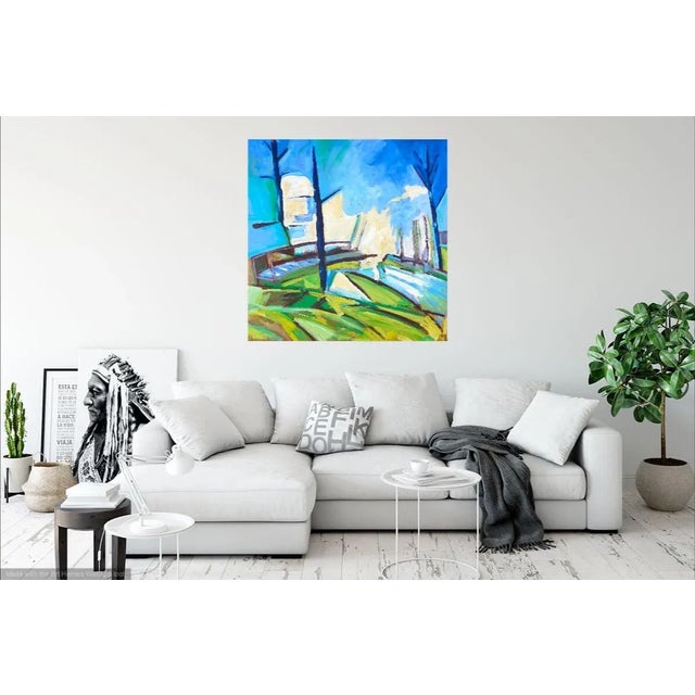 2020s Large Landscape From France by Martha Holden For Sale - Image 5 of 6