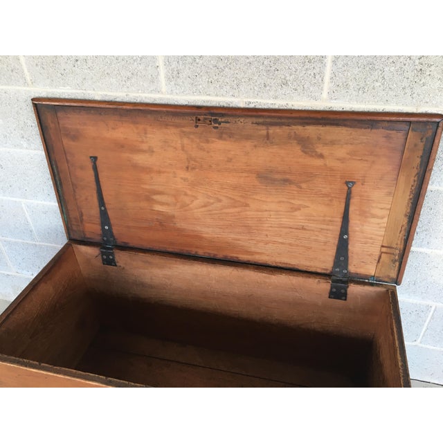 Antique Pine Dovetailed Blanket Chest Chairish