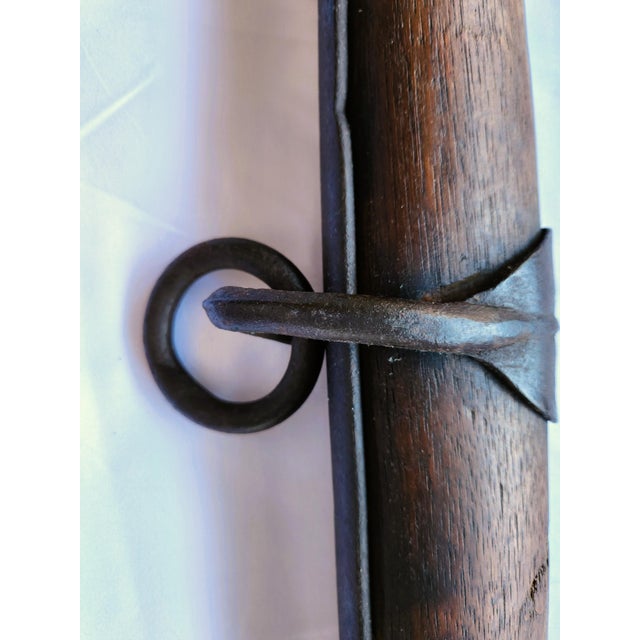 Acquired in 1972, this singletree was among a few items left behind in the mid-1800's barn when we bought our late 1700's...