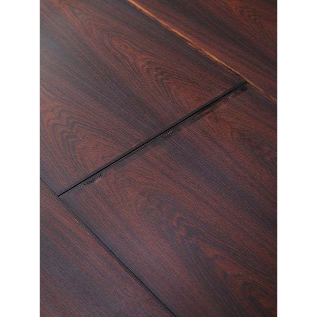 Round Extendable Butterfly Leaf Dining Table in Kingwood from Skovby, Denmark, 1960s For Sale - Image 16 of 18