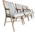 Contemporary Vintage McGuire Passage Dining Armchairs, Set of 4 – Cane Back Rattan For Sale - Image 3 of 12