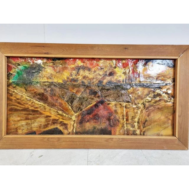 Copper Painting by Germain Rotsaert, 1960s For Sale - Image 4 of 9