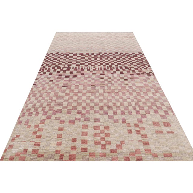 2010s Rug & Kilim’s Moroccan Style Rug in Polychromatic Geometric Patterns For Sale - Image 5 of 7
