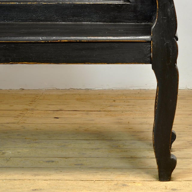 Antique Pine Bench, 1900s For Sale - Image 12 of 14