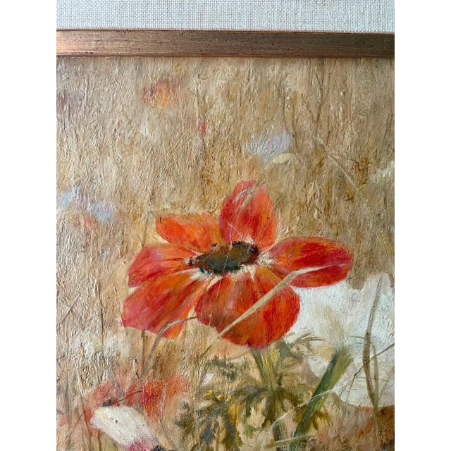 1960s Impressionist Flower Still Life Painting New Hope School. For Sale - Image 5 of 12