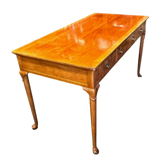 Baker Furniture Company Queen Anne Writing Table Desk.