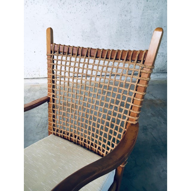 Modernist Easy Chair attributed to Bas van Pelt, Netherlands, 1930s For Sale - Image 9 of 18