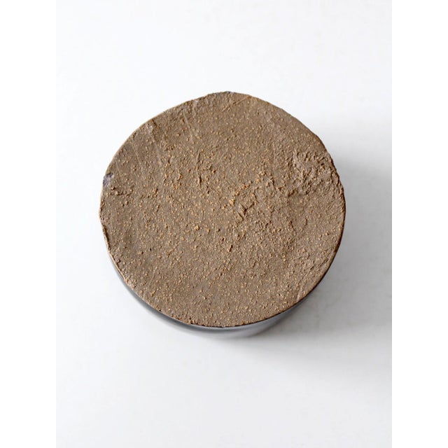 Vintage Handmade Studio Pottery Bowl For Sale - Image 9 of 9