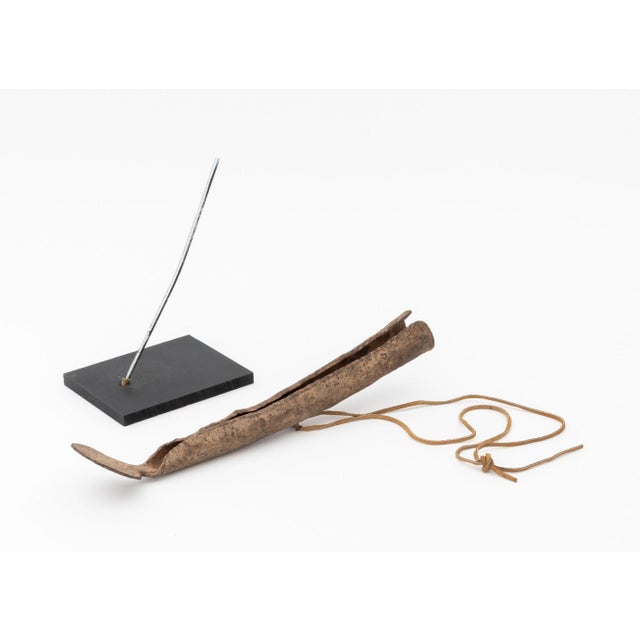 West African Senufo Hand-Forged Iron Rasp Gong For Sale In New York - Image 6 of 10