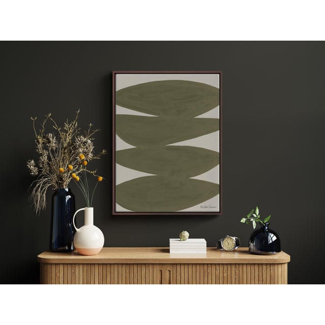 Contemporary "Stillness" Affirmations Painting - 2026 Colorway Edition I Olive For Sale - Image 3 of 7