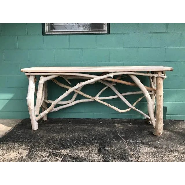 Driftwood Console Table For Sale - Image 10 of 10