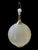 1970s Mid Century Modern Underwriters Laboratories Large Midcentury Pearlescent Glass Lamp For Sale - Image 9 of 12