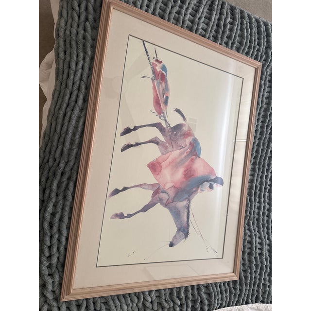 I had this picture up in our house for years, but we changed our style up. I got this and another painting from a family...