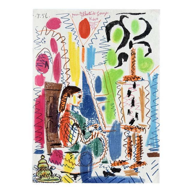 Pablo Picasso, L'atelier de Cannes (The Cannes Studio), 1958, Lithograph For Sale