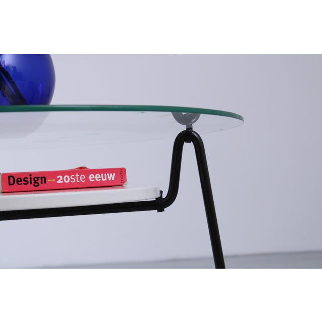 Small Model 535 Round Ant Leg Coffee Table by Wim Rietveld for Gispen, 1950s For Sale - Image 6 of 18