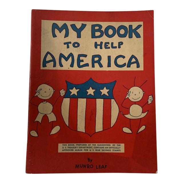 1942 My Book to Help America Munro Leaf Book For Sale