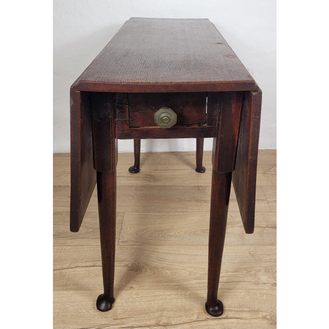 Georgian Drop-Leaf Dining Table in Oak, 1820s For Sale - Image 15 of 18