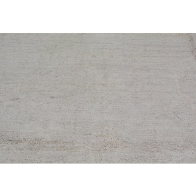 Oushak Hand Knotted Wool Rug, 9'1"x12' For Sale - Image 4 of 6