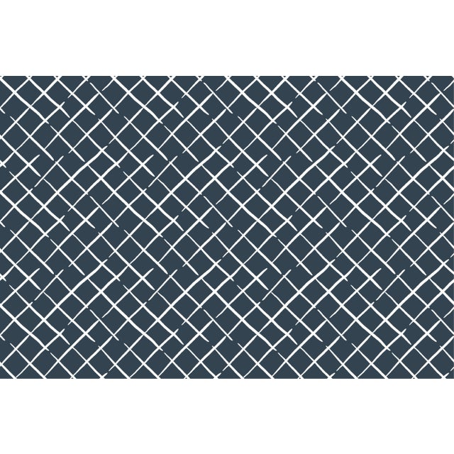 Bahama Court Navy Fabric by the Yard For Sale