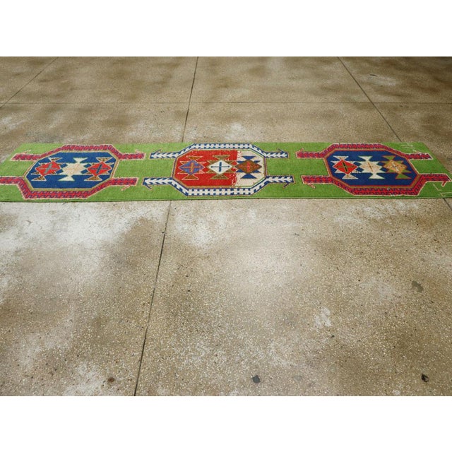Galerie Shabab Collection Mid-20th Century Turkish Anatolian Runner For Sale In New York - Image 6 of 10