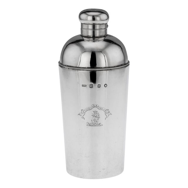 19th Century Scottish Silver Clan Mac Gregor Traveling Flask, 1893 For Sale