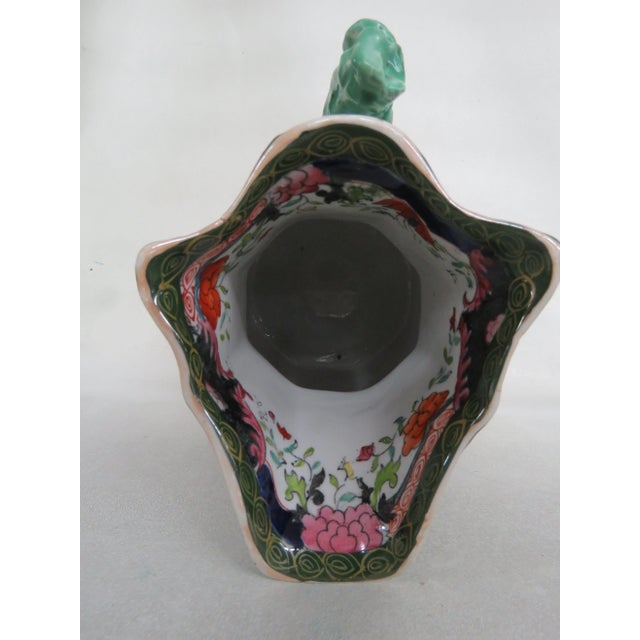 Ceramic Masons Ironstone Large Jug or Pitcher Duck Patten 19th Century For Sale - Image 7 of 12