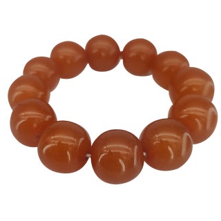 Vintage Baltic Amber Bracelet For Sale